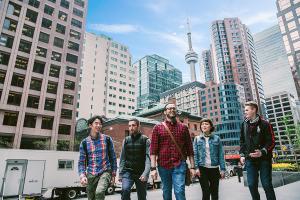 students walking around Toronto