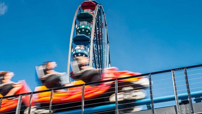 Kaplan Summer Camp Los Angeles rollercoaster